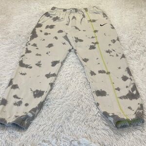 Nike WOMENS SIZE S Gray Tie-Dye Joggers/SWEATPANTS UNISEX DRAWSTRING ELASTIC